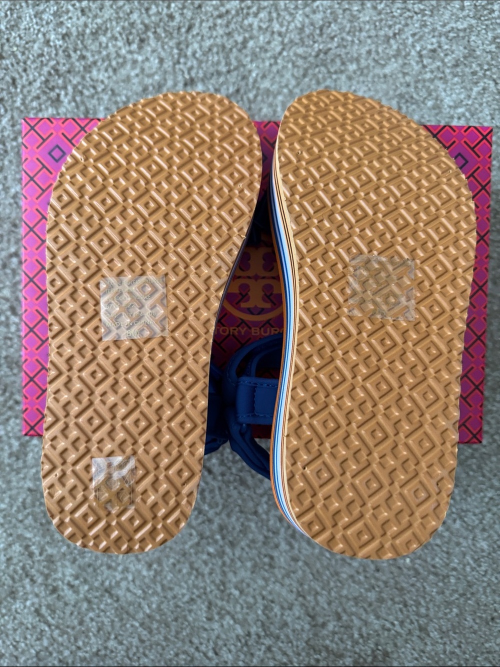 NEW Tory Burch Sport Eva Sandals, size 8 - Picture 3 of 5